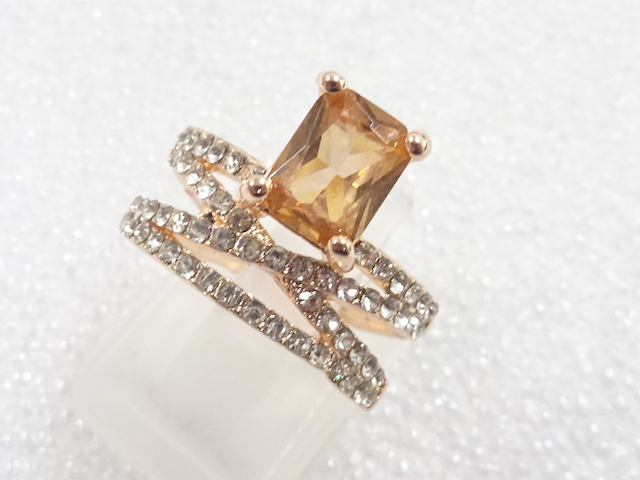 COLORED STONE FASHION RING / JP SIZE 11